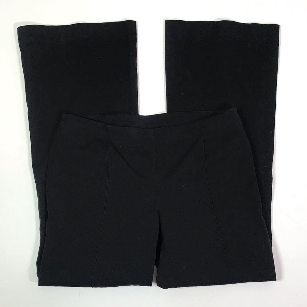 INTERNATIONAL CONCEPTS BLACK FLARE LEG PANTS‎